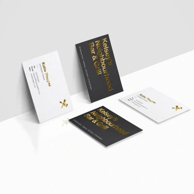 Gold Foil Business Cards