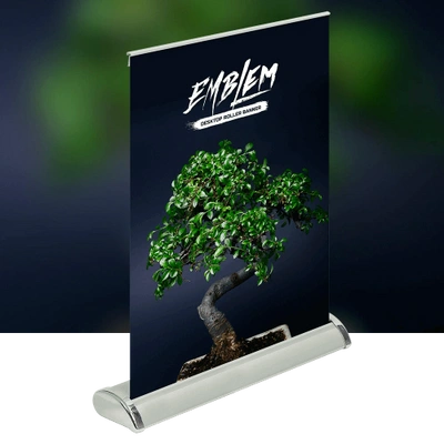 Emblem product image with background