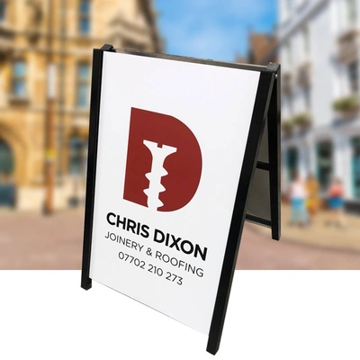  Heavy Duty Steel Pavement A-Board