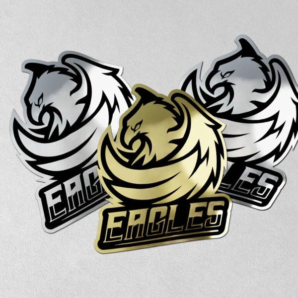 Custom Die Cut Metallic Vinyl Stickers