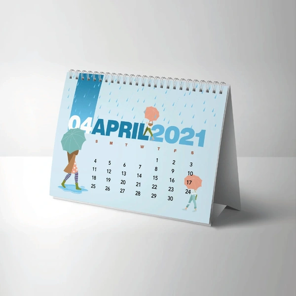 Long Edge Desk Calendar