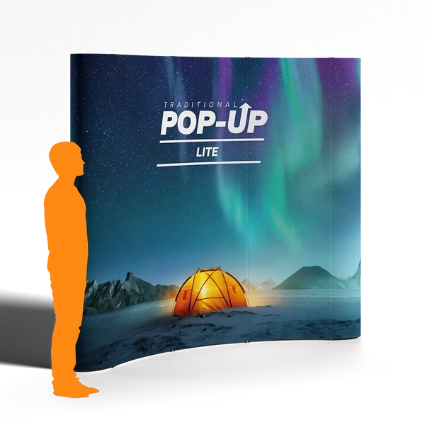  Traditional - Pop - Up - Lite - Curved - 3x3 1