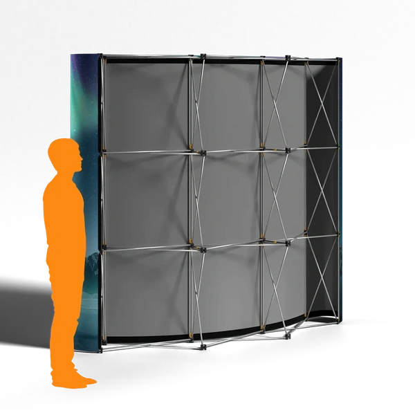  Traditional - Pop - Up - Lite - Curved - 3x3 3