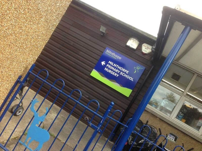 Milnthorpe - Primary - Nursery - Sign